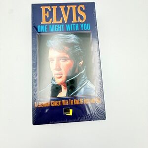 Elvis One Night With You VHS 1968 Concert Lightyear Entertainment New Sealed